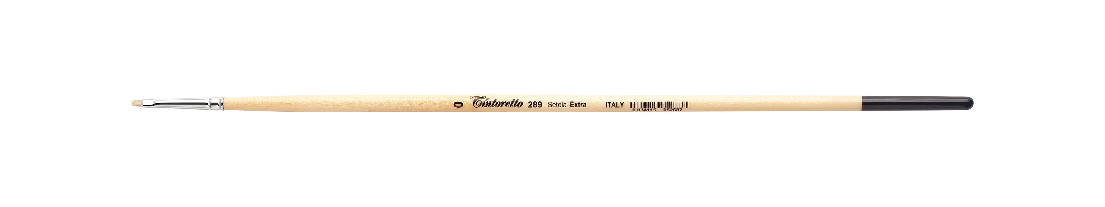 Tintoretto Extra Bristles Short Flat Brush Series 289,Size- 0