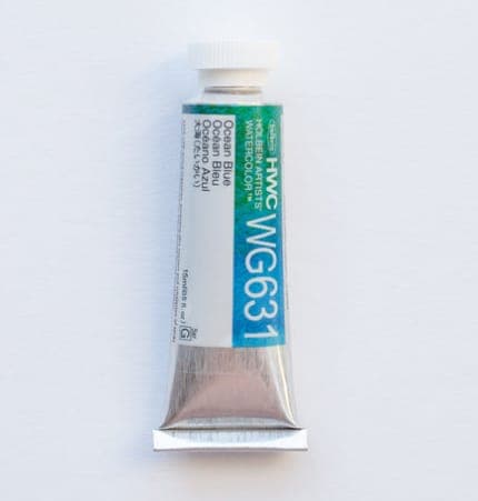 Holbein Granulating Watercolor Ocean Blue G,15ml Tube, WG631