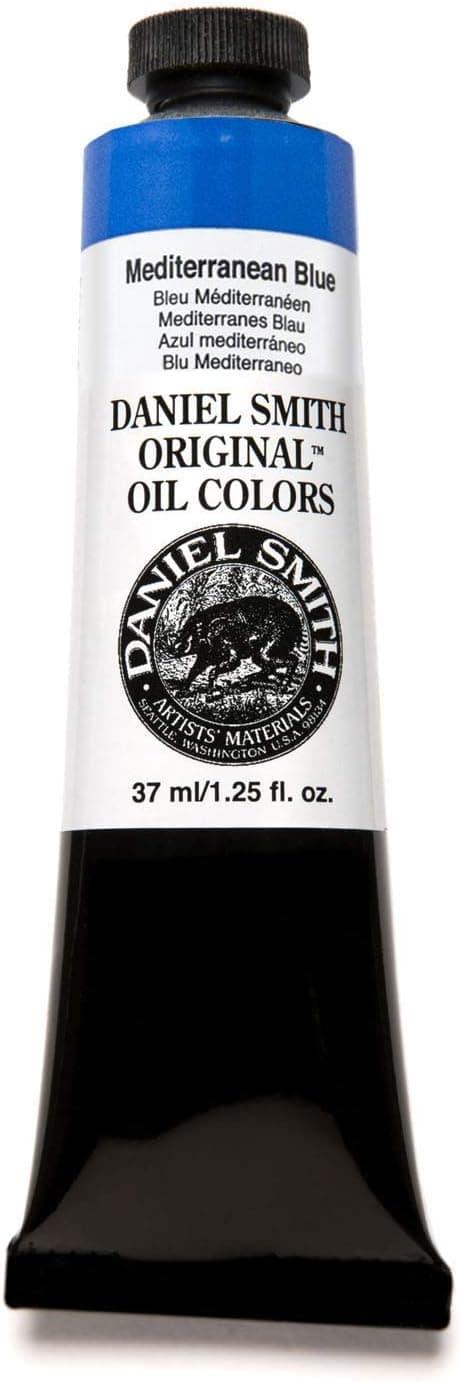 Daniel Smith Oil Color Mediterranean Blue 37ml tube