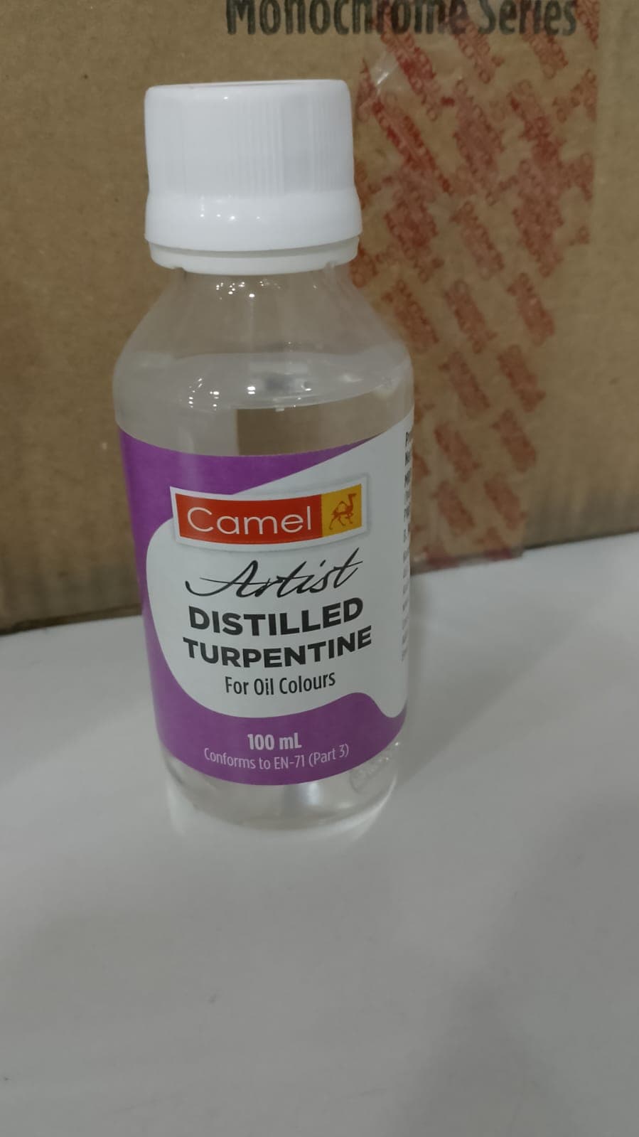 Camel Artist Distilled Turpentine for Oil Colors 100ml Bottle
