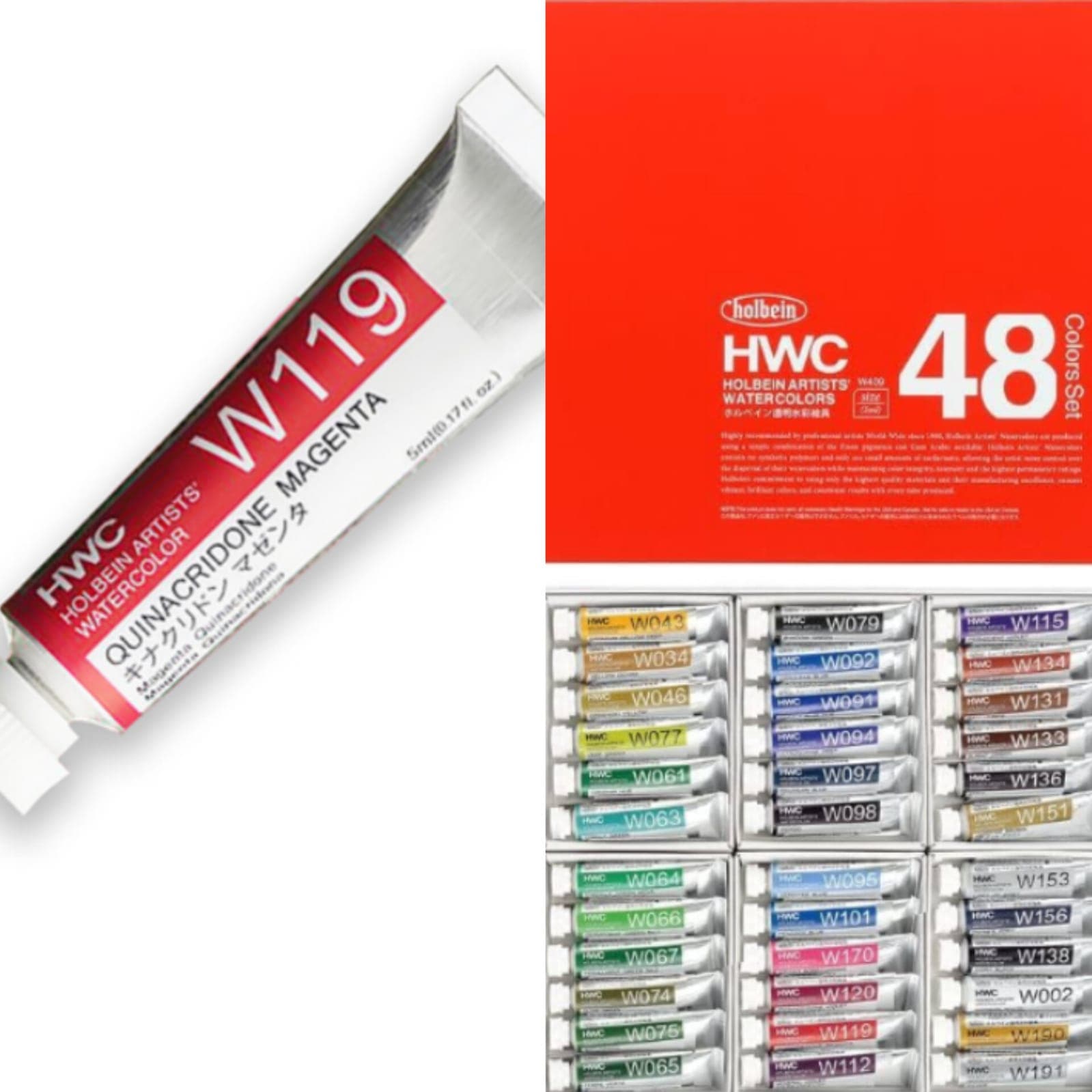 Holbein Artist Watercolor 5ml Tubes (Open Stock)