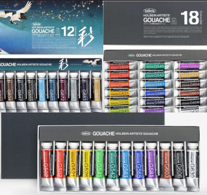 Holbein Gouache Set (Open Stock)