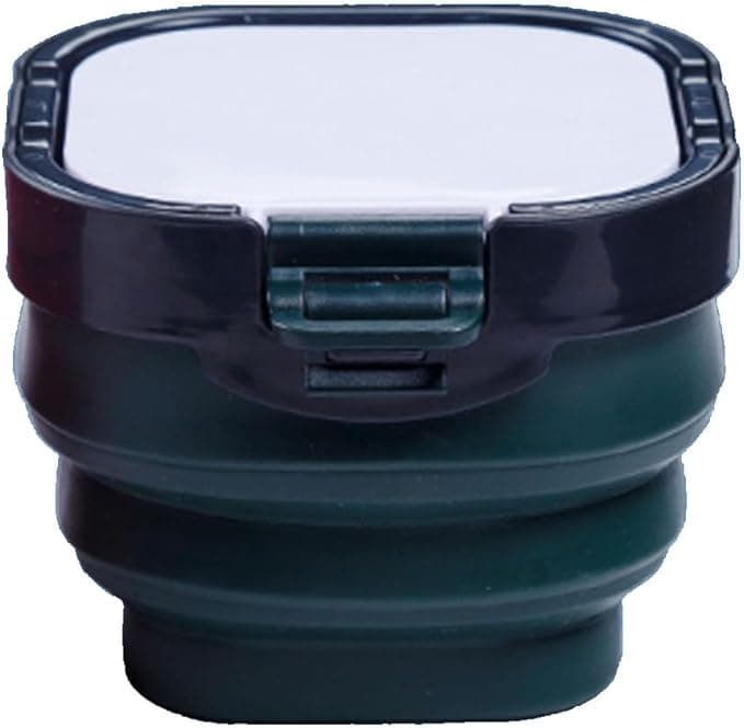 Foldable Watercolor Pot with Palette Green