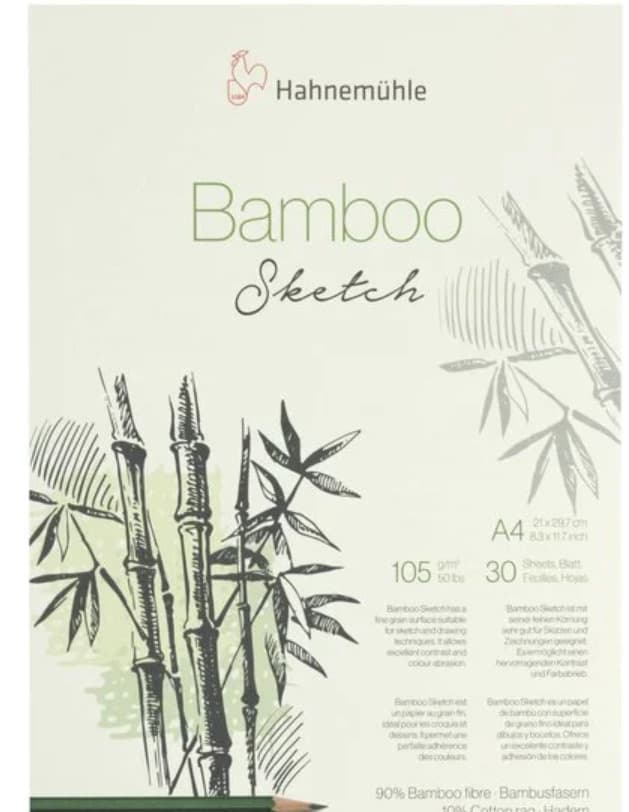 Hahnemuhle Sketch Pad " Bamboo" 105gsm, DIN A4, 30 Sheets