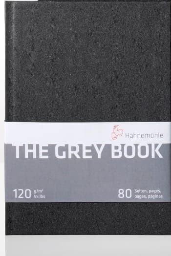 Hahnemuhle The Grey Book (A5 Portrait,120gsm, 40 sheets/80 Pages)