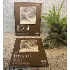 Strathmore Bristol Paper Pad 15 Sheets, 27.9 x 35.6 cm