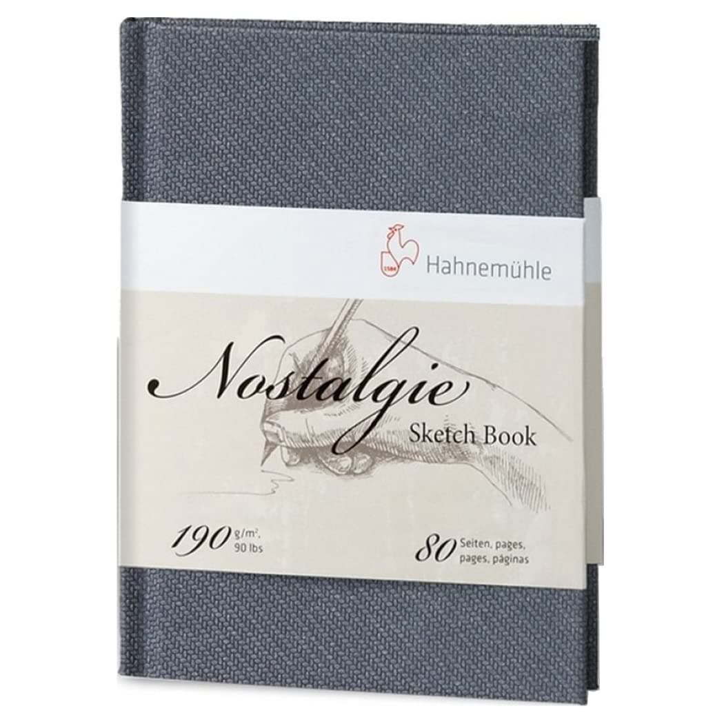 Hahnemuhle Nostalgie Sketch Book 190gsm, A6 Landscape, 40 sheets/80 Pages