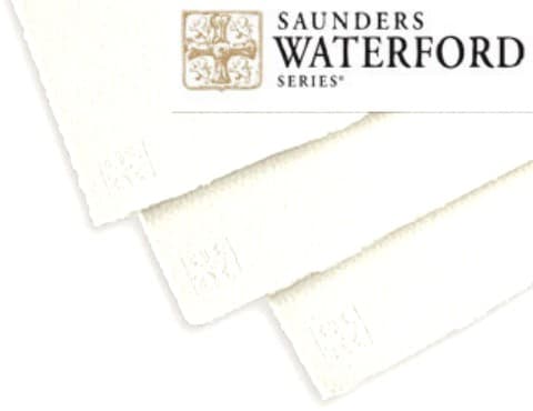 Saunders Waterford Classic watercolor paper Hot Pressed 300GSM, 10 Sheets